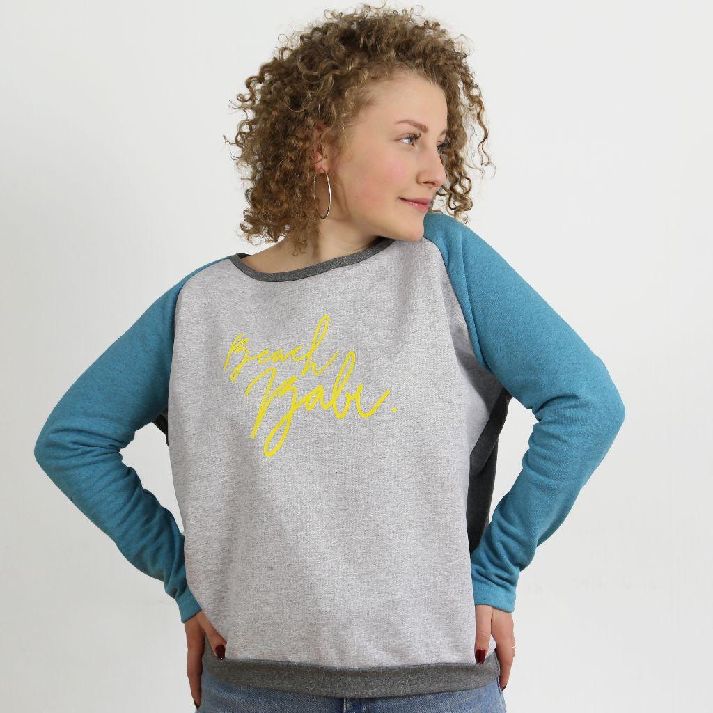 Papierschnittmuster Raglansweater Frau Mona XS-L